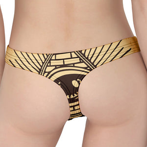 Illuminati Eye Print Women's Thong