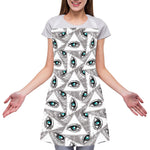 Illuminati Pattern Print Adjustable Apron