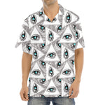 Illuminati Pattern Print Aloha Shirt