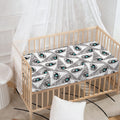 Illuminati Pattern Print Baby Crib Sheet
