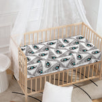 Illuminati Pattern Print Baby Crib Sheet