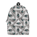 Illuminati Pattern Print Backpack