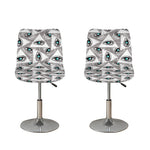 Illuminati Pattern Print Bar Stool Covers