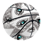 Illuminati Pattern Print Basketball
