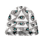 Illuminati Pattern Print Beanie