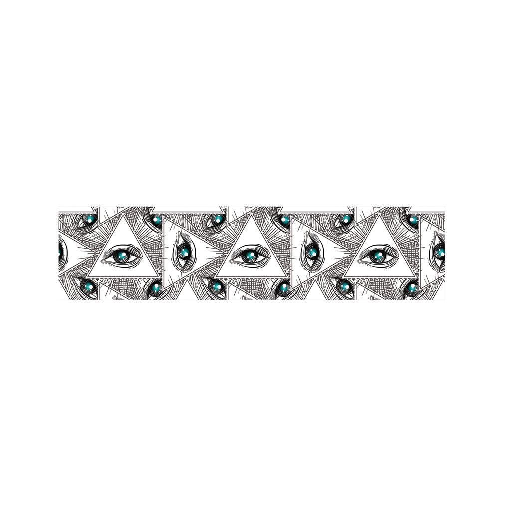 Illuminati Pattern Print Bed Runner