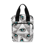 Illuminati Pattern Print Bible Tote Bag