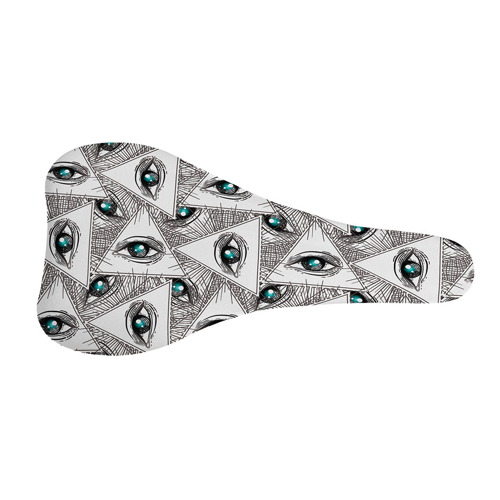 Illuminati Pattern Print Bicycle Seat Cover