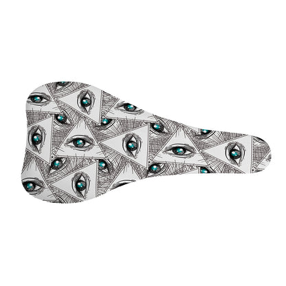 Illuminati Pattern Print Bicycle Seat Cover