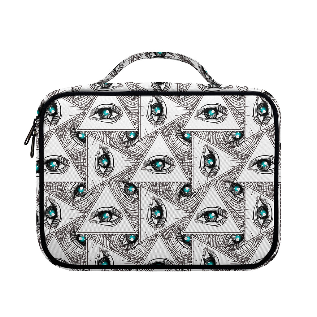 Illuminati Pattern Print Briefcase Bible Bag