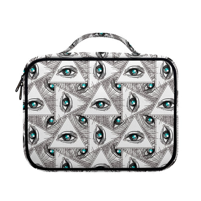 Illuminati Pattern Print Briefcase Bible Bag