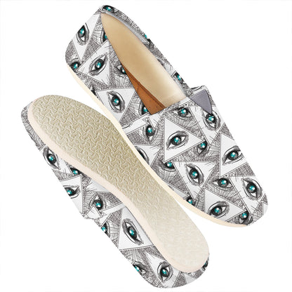 Illuminati Pattern Print Casual Shoes