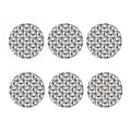 Illuminati Pattern Print Coaster Set