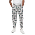 Illuminati Pattern Print Cotton Sweatpants
