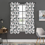 Illuminati Pattern Print Curtain