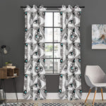Illuminati Pattern Print Curtain