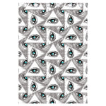 Illuminati Pattern Print Curtain