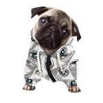 Illuminati Pattern Print Dog Zip Up Hoodie