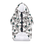 Illuminati Pattern Print Dog Zip Up Hoodie