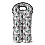 Illuminati Pattern Print Double Neoprene Wine Tote