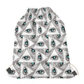 Illuminati Pattern Print Drawstring Bag