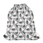 Illuminati Pattern Print Drawstring Bag