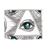 Illuminati Pattern Print Drum Lamp Shade
