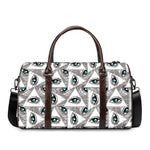 Illuminati Pattern Print Duffle Bag