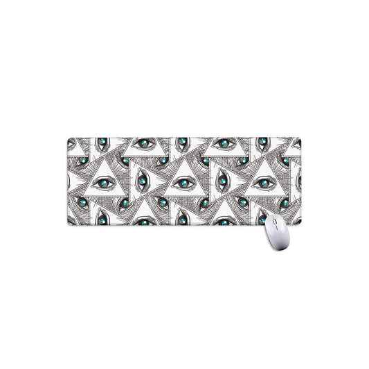 Illuminati Pattern Print Extended Mouse Pad
