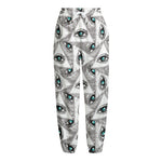 Illuminati Pattern Print Fleece Lined Knit Pants