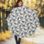 Illuminati Pattern Print Foldable Umbrella
