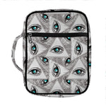 Illuminati Pattern Print Front Pocket Bible Bag