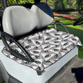 Illuminati Pattern Print Golf Cart Seat Cover