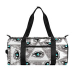 Illuminati Pattern Print Gym Bag