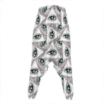 Illuminati Pattern Print Hammer Pants