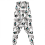 Illuminati Pattern Print Hammer Pants