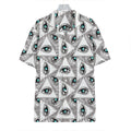 Illuminati Pattern Print Hawaiian Shirt