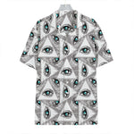 Illuminati Pattern Print Hawaiian Shirt