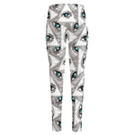 Illuminati Pattern Print High-Waisted Pocket Leggings
