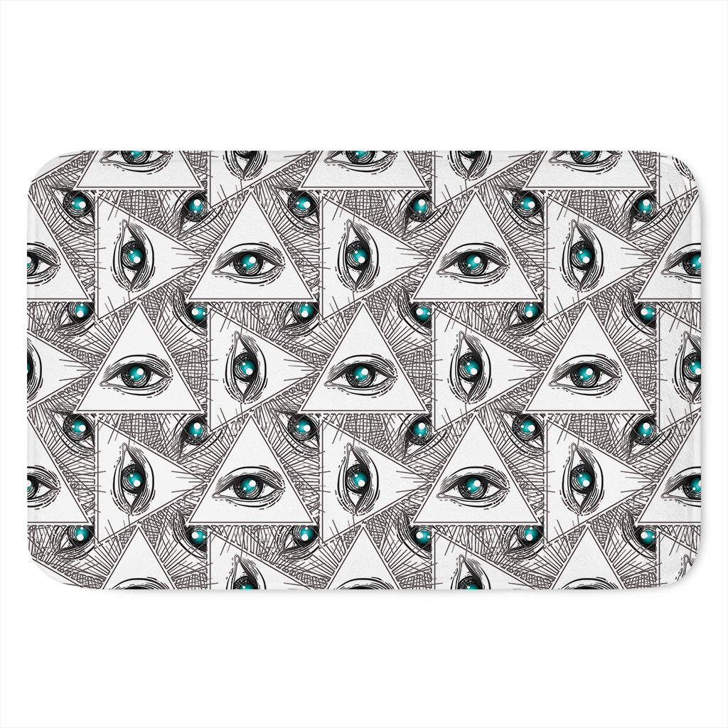 Illuminati Pattern Print Indoor Door Mat