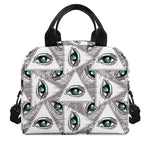 Illuminati Pattern Print Insulated Lunch Bag