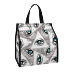 Illuminati Pattern Print Insulated Lunch Tote