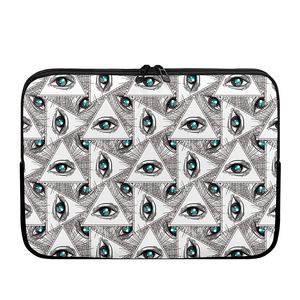 Illuminati Pattern Print Laptop Sleeve
