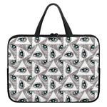 Illuminati Pattern Print Laptop Sleeve With Handle
