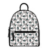 Illuminati Pattern Print Leather Backpack