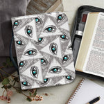 Illuminati Pattern Print Leather Bible Cover