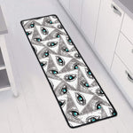 Illuminati Pattern Print Long Kitchen Mat
