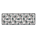 Illuminati Pattern Print Long Kitchen Mat