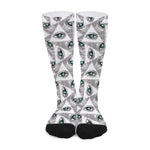 Illuminati Pattern Print Long Socks