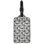 Illuminati Pattern Print Luggage Tag